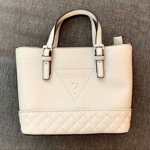 *NEW* Guess Baldwin Mini Tote Bag - Off White NWT
